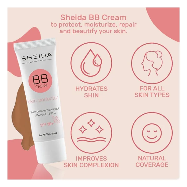 Sheida Skin Perfector Medium Spf 30+ 50 Ml Bb Krem - Görsel 5