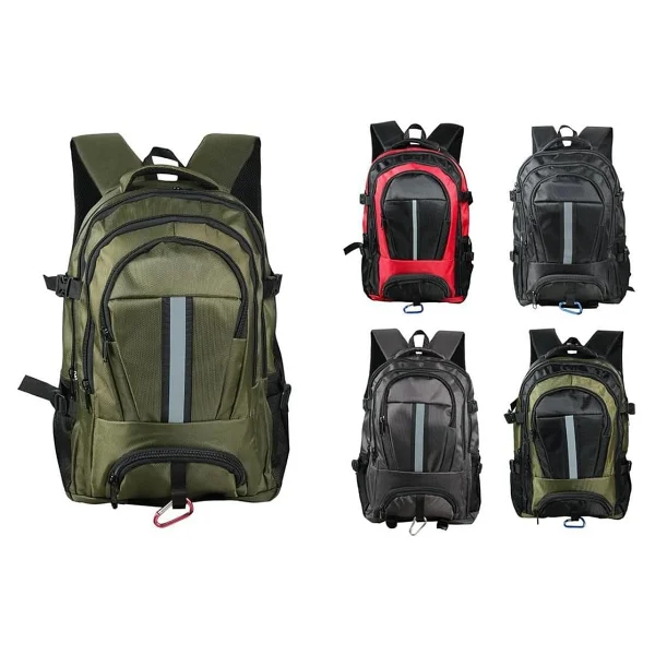 Bagacar Dağcı Trekking Seyahat Ve Kamp Sırt Çantası Siyah Siyah Büyük Boy Unisex - Görsel 8