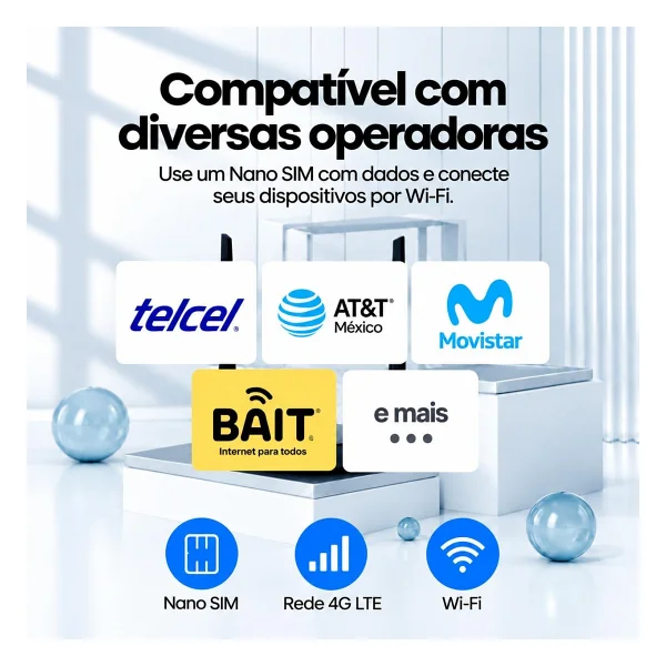 Tenda 4G03 Pro 300MBPS 2PORT 2 Anten 2.4GHz 4G LTE SIM Kart Girişli Router - Görsel 4