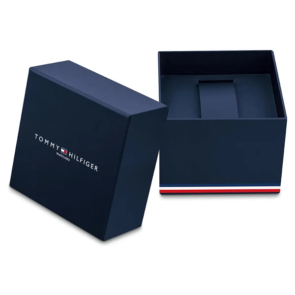 Tommy Hilfiger Bruce Th1710670 Çelik Kordon Gümüş-Mavi Erkek Kol Saati - Görsel 7