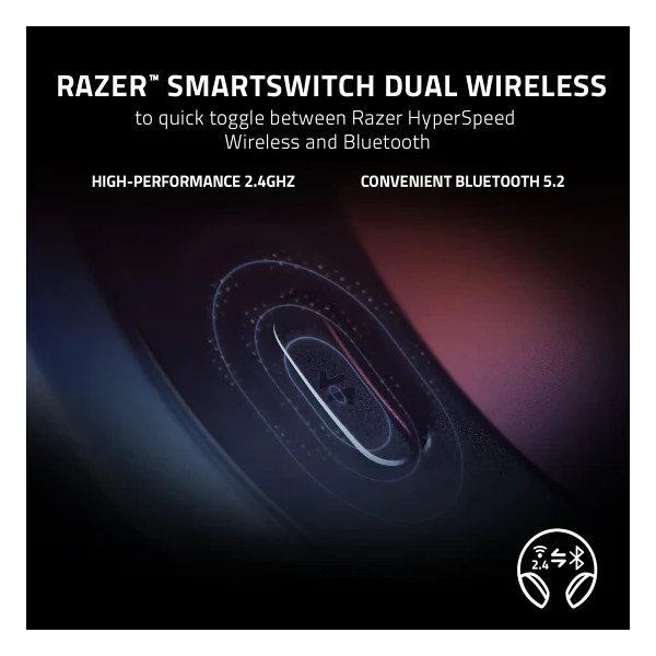 Razer Barracuda Rz04-03790100-R3m1 Siyah Kablolu/Kablosuz Kulak Üstü Oyuncu Kulaklığı - Görsel 3
