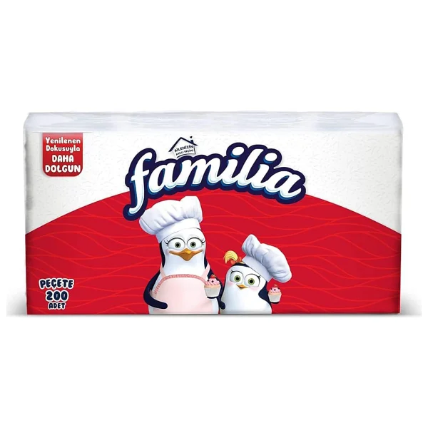 Familia 200'lü Peçete (4 Paket X 200 Yaprak) - Görsel 2