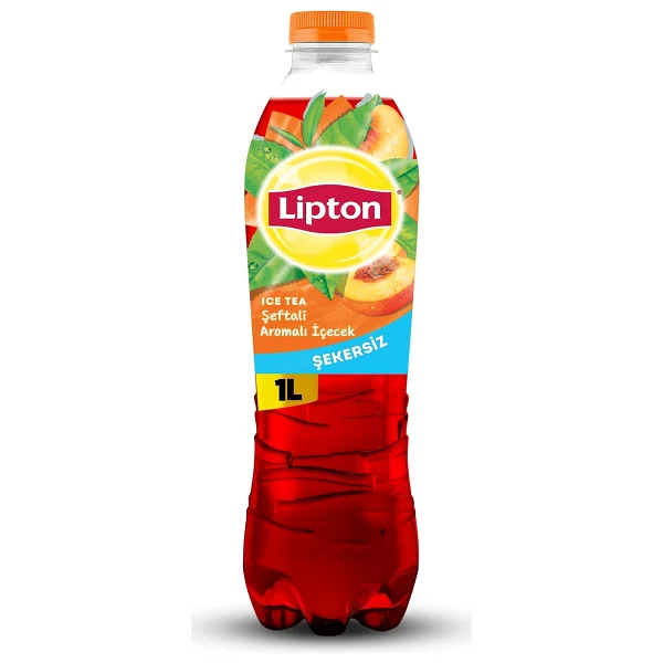 Lipton Ice Tea Şekersiz Şeftali Aromalı Soğuk Çay Pet 6 Adet X 1 L - Görsel 2