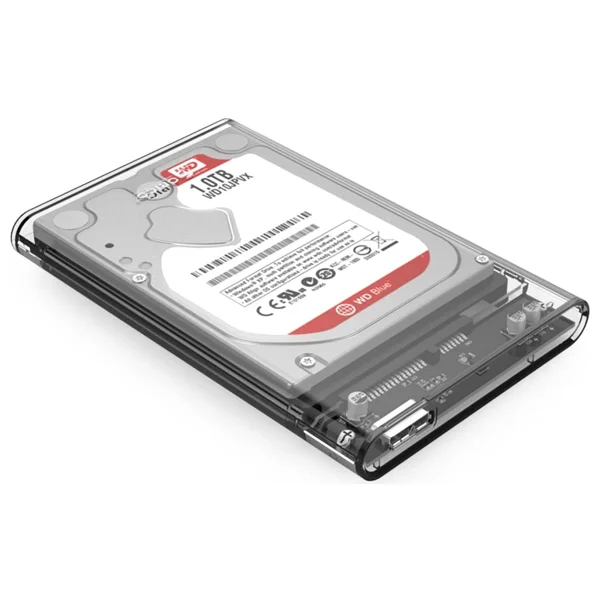 Orico USB 3.0 Micro B Şeffaf 2.5" İnch Sata SSD Hard Disk Kutusu - Görsel 4