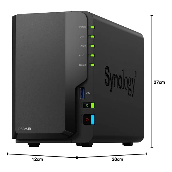 Synology DS225 Plus Nas Depolama Ünitesi - Görsel 9