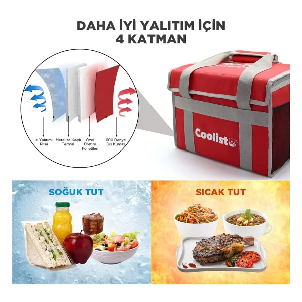 Coolist Cl36 36 Lt Katlanabilir Termos Çanta - Görsel 10