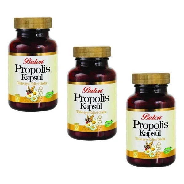 Balen Propolis 80 Kapsül 3'lü