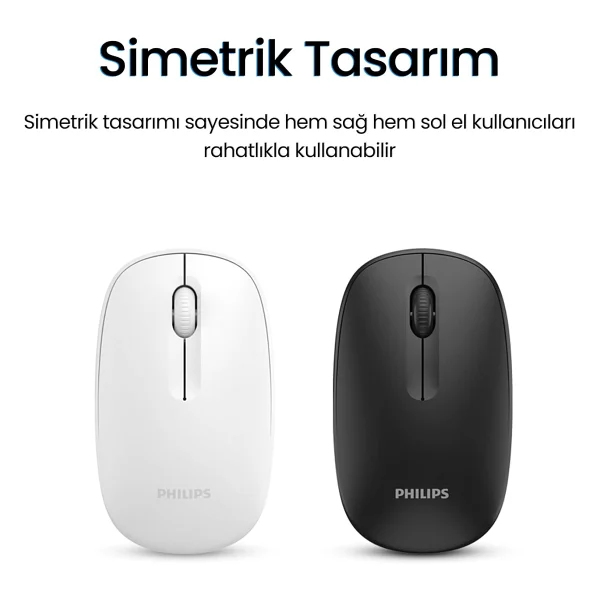 Philips Spt6318 Kablosuz Klavye Mouse Seti - Görsel 3