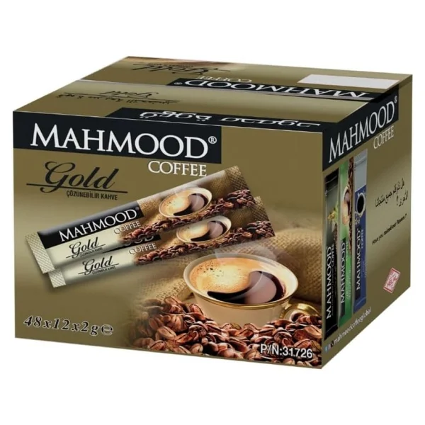 Mahmood Coffee Gold Granül Hazır Kahve 48 Adet X 2 gr (1 KOLİ - 12'Lİ) - Görsel 2