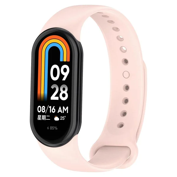 Microsonic Xiaomi Smart Band 8 Pudra Silikon Kordon - Görsel 2