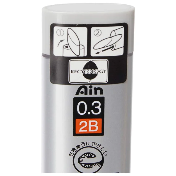 Pentel Mekanik 2B Kurşun Kalem Ucu, 15 Adet, 0.3 mm - Görsel 4