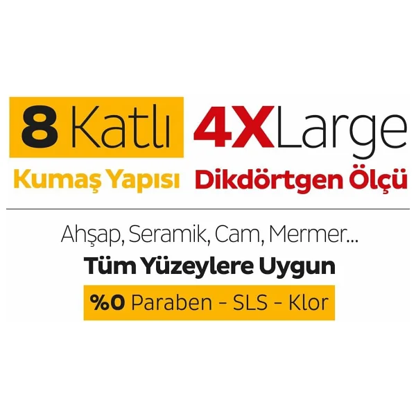 Sleepy Easy Clean Mopa Uyumlu Yer Temizlik Havlusu 50 Yaprak - Görsel 6