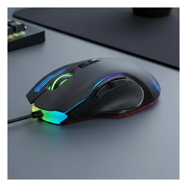 Rampage Smx-G38 Claw RGB Makrolu Optik Kablolu Oyuncu Mouse - Görsel 7