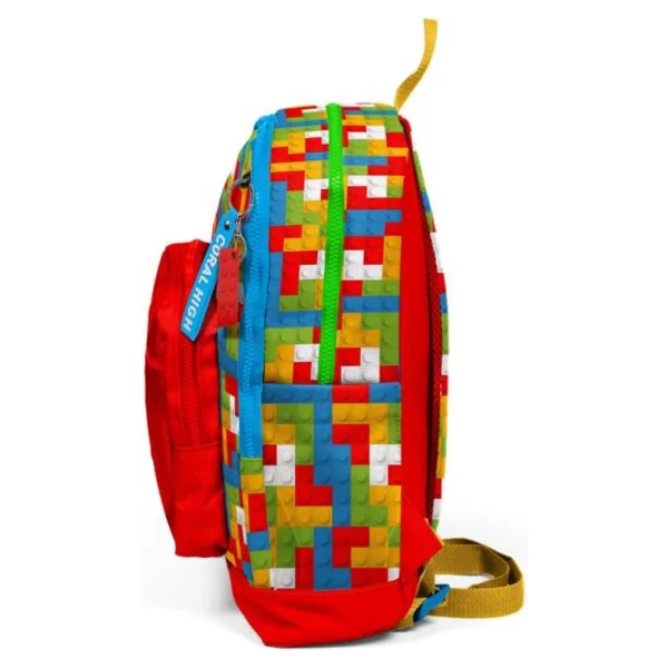 Coral High 23775 Blok Desenli Okul Sırt Çantası - Görsel 7