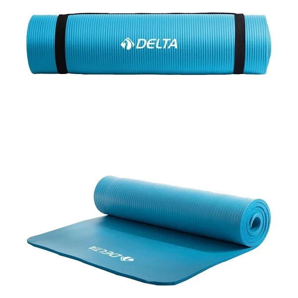 Delta Konfor Zemin 10 Mm Taşıma Askılı Pilates Minderi Yoga Matı, Lila, 10 Mm - Görsel 6