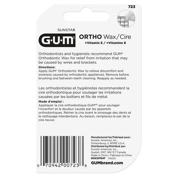 Gum Sunstar Ortho Wax Diş Teli Mumu - Görsel 2