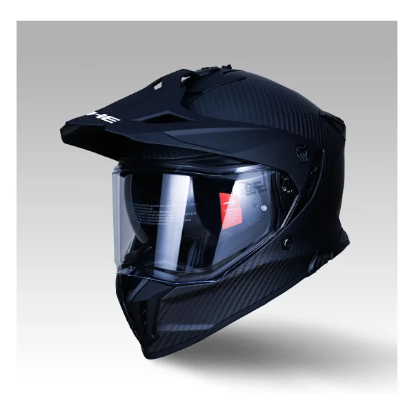 YOHE FG601 Kask Karbon Full Face Motosiklet Mat Siyah Çift Vizör UV Bluetooth Yuvalı ECE 22.06 MIPS (L) - Görsel 5