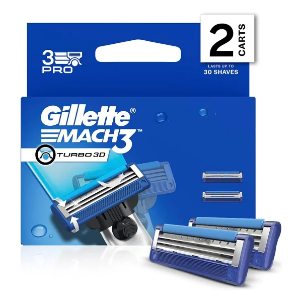 Gillette Mach3 Turbo 4'lü Yedek Tıraş Bıçağı - Görsel 10