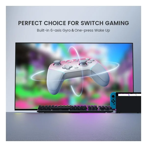 Gamesir Super Nova Mavi Kablolu/Kablosuz Oyun Kolu - Görsel 7