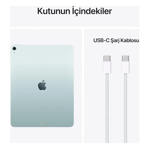 iPad Air M4 Wi-Fi 128 GB 13" Mh5n4tu/A Uzay Grisi Tablet - Görsel 6