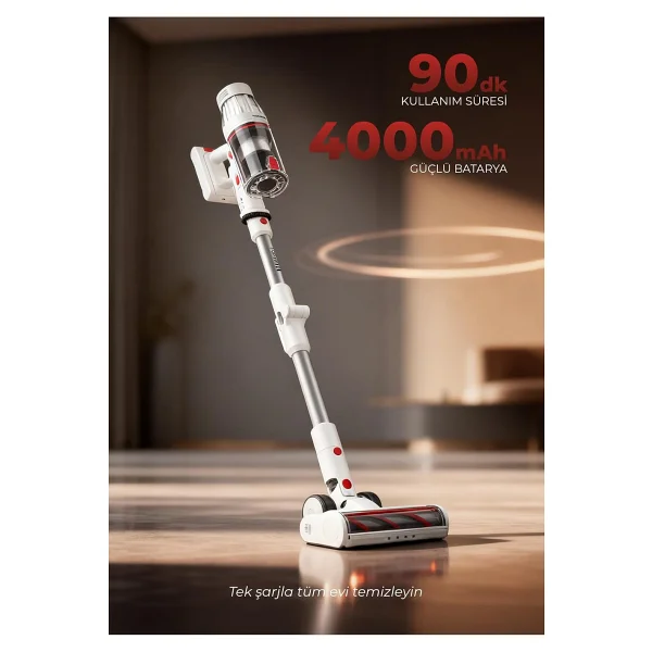 Pirantech ES-330 Pro Şarjlı Dikey Süpürge - Görsel 3