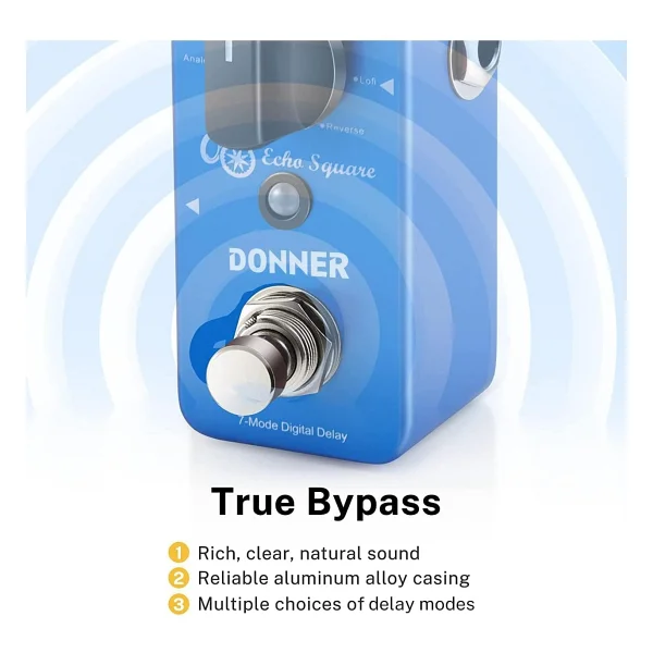 Donner Ec1006 Dijital Multi Delay Pedalı - Görsel 3