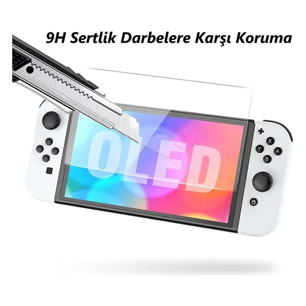 Engo Switch OLED 7 inç Mat Ekran Koruyucu Oyun Konsolu - Görsel 2