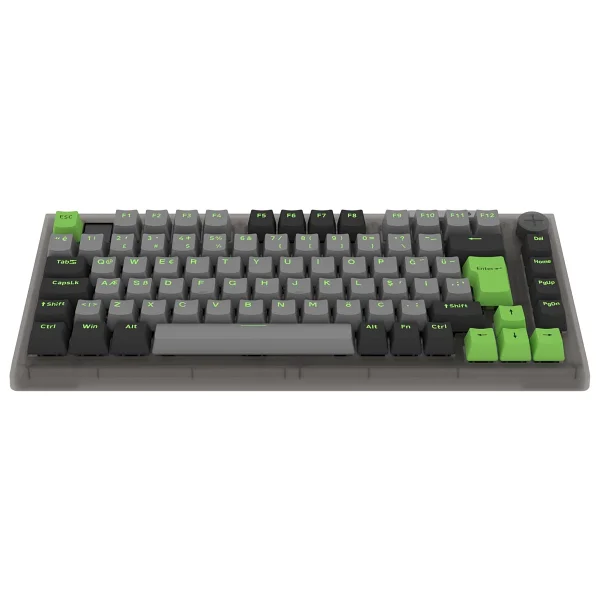 Hawk Gaming HK610 RGB TKL Gateron Switch Kablolu/Kablosuz Oyuncu Klavyesi - Görsel 3