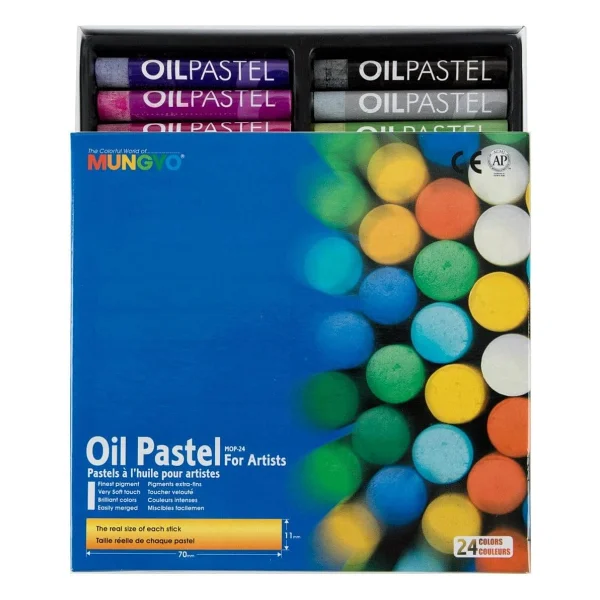 Mungyo 24'lü Yağlı Pastel Boya - Görsel 3