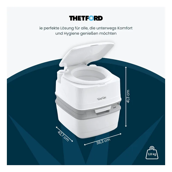 Thetford Porta Potti 165 21 Lt Portatif Kamp Tuvaleti - Görsel 4