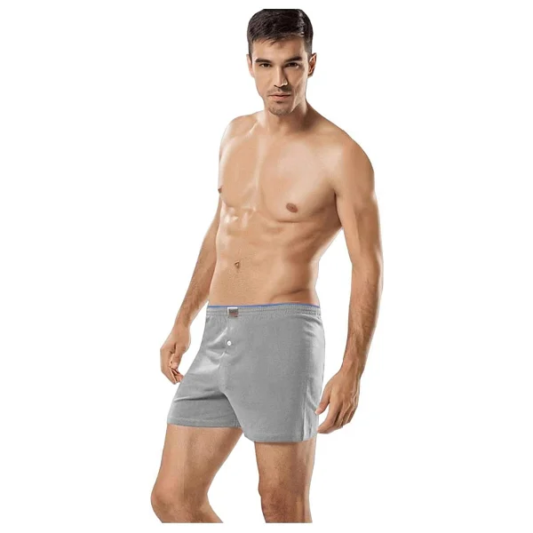 Tutku 0117 6'lı Penye Düz Erkek Boxer - Görsel 3