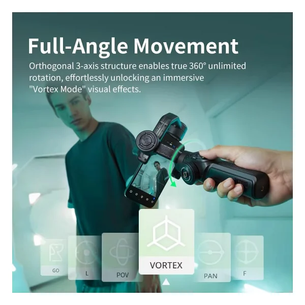 Zhiyun Smooth 5s AI Combo Gimbal - Görsel 8