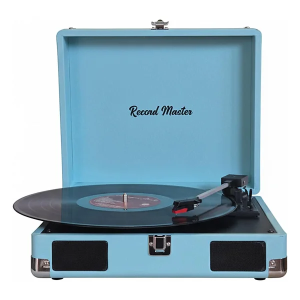 Record Master RM-311 Mavi Çantalı Retro Pikap - Görsel 3