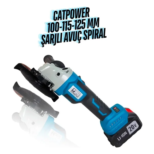 CatPower 1380 Akülü Vidalama Kırıcı Taşlama Somun Sıkma Makinesi Seti - Görsel 2