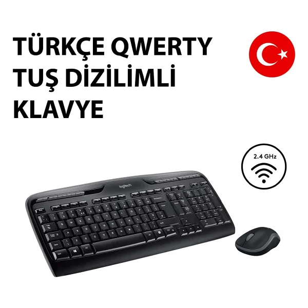 Logitech Mk330 920-003988 Kablosuz Klavye Mouse Seti - Görsel 7