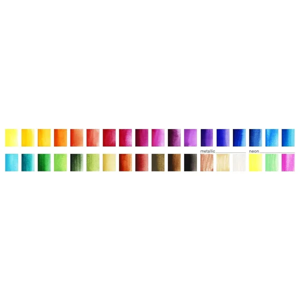 Faber-Castell Creative Studio 36'lı Tablet Sulu Boya - Görsel 7