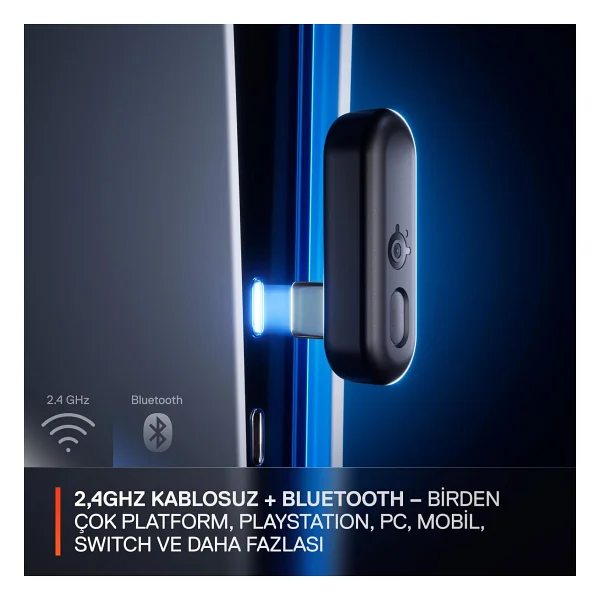 Steelseries Arctis Gamebuds ANC TWS Kulak İçi Bluetooth Oyuncu Kulaklığı - Görsel 5
