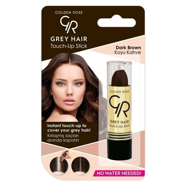 Golden Rose Gray Hair Touch Up Stick Saç Düzeltici Çubuk (Kahverengi, No: 05) (2 Paketi) - Görsel 3