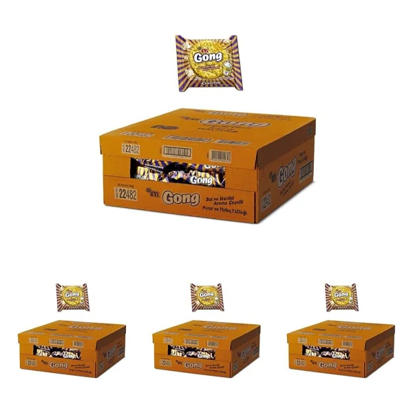 Eti Gong 34 Gr 18'li Paket Ballı Hardallı Mısır Ve Pirinç Patlağı - Görsel 4