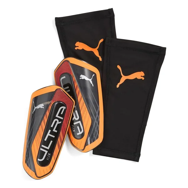 PUMA Üniseks Ultra Flex Sleeve Tekmelik, Siyah Gümüş, XS - Görsel 3