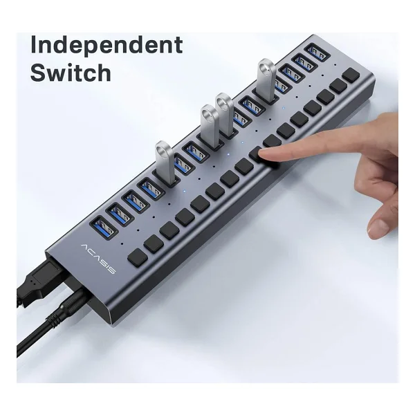 Acasis Ac-Hs716 16 Port USB Çoğaltıcı - Görsel 3