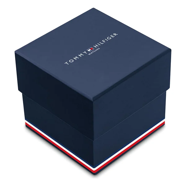 Tommy Hilfiger Bruce Th1710670 Çelik Kordon Gümüş-Mavi Erkek Kol Saati - Görsel 6