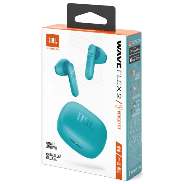 Jbl Wave Flex 2 TWS Mavi Kulak İçi Bluetooth Kulaklık - Görsel 8