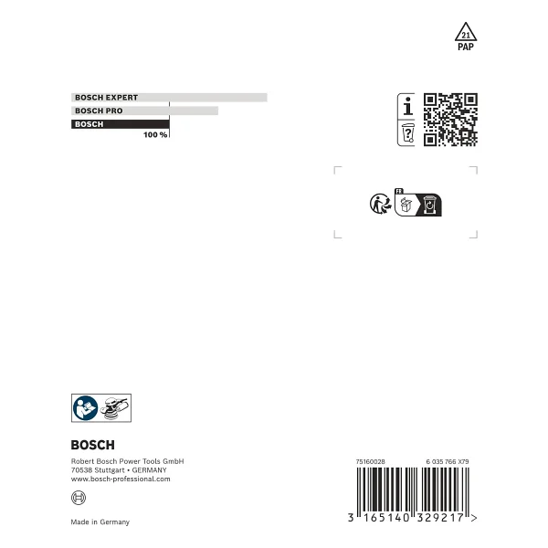 Bosch Pro Taşlama Diski İçin Pex 220 A (Ø 125 Mm, Orta Sert) - Görsel 4