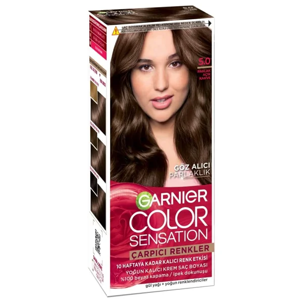 Garnier Çarpıcı Renkler 5.0 Parlak Açık Kahve Saç Boyası - Görsel 5