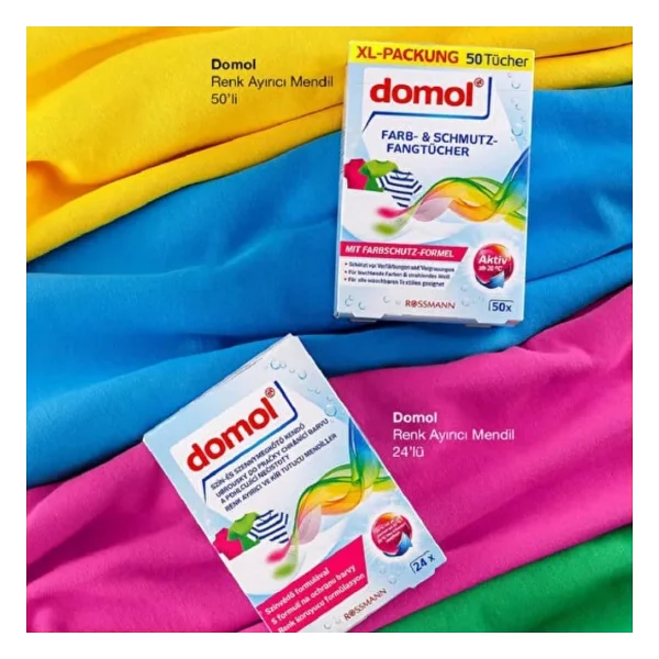 Domol Renk Koruyucu Mendil 50'li - Görsel 3