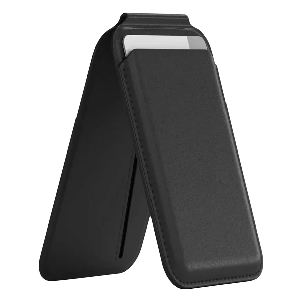 Buff WalletMag 2.0 iPhone için MagSafe Özellikli 4 Kartlı Katlanabilir Stantlı Manyetik Deri Cüzdan (Kahverengi) - Görsel 8