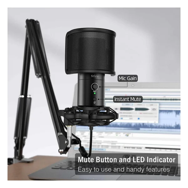 Fifine T683 USB Condenser Mikrofon - Görsel 2