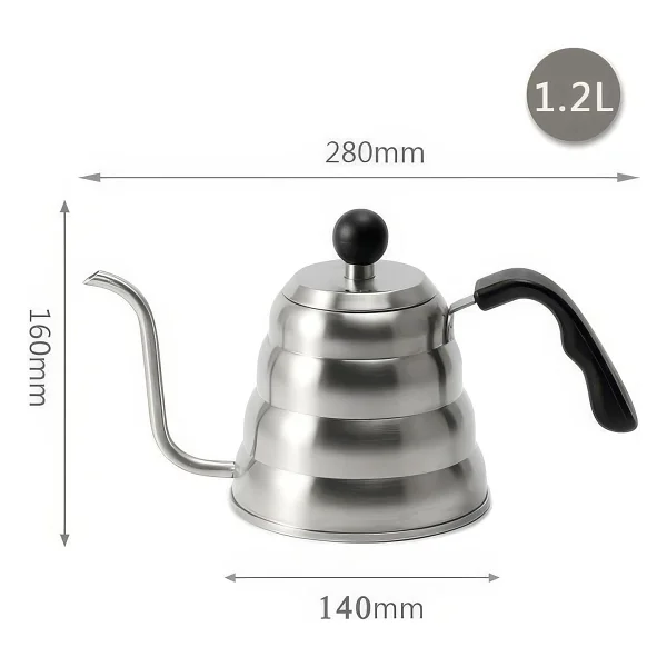 Weather Forecast Wf 1,2 L Barista Filtre Kahve Demleme İbriği Drip Kettle Cin372 - Görsel 4