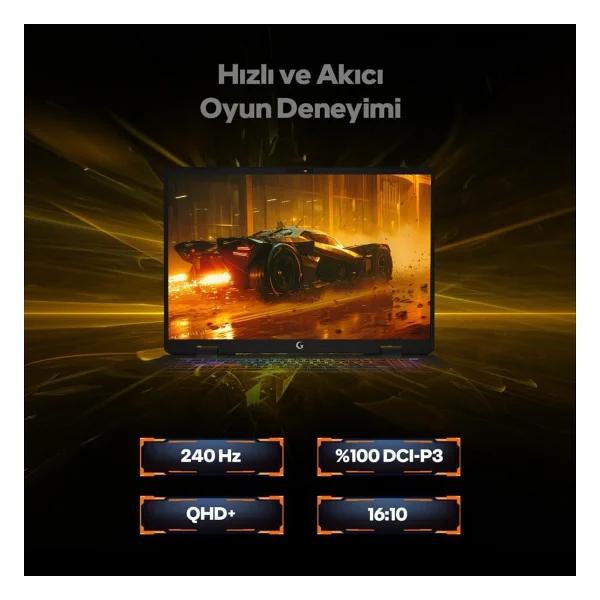 Game Garaj Slayer R9MXL-5060 C2 Ryzen 9 8940HX 32 GB 1 TB SSD RTX5060 17" WQXGA Gaming Laptop - Görsel 5